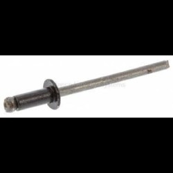 RIVET POP-DOME HD-.125 STL-BLK