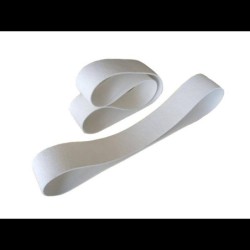 Polyester feed band with...