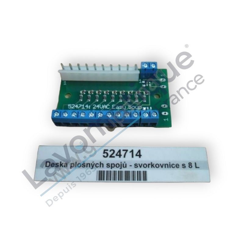 PCB terminal with 8 LED