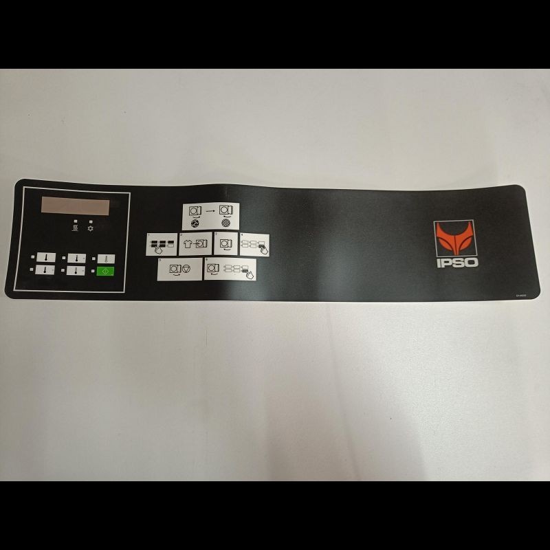 OVERLAY,CONTROL DRYER FC OPL H7S-IPSO