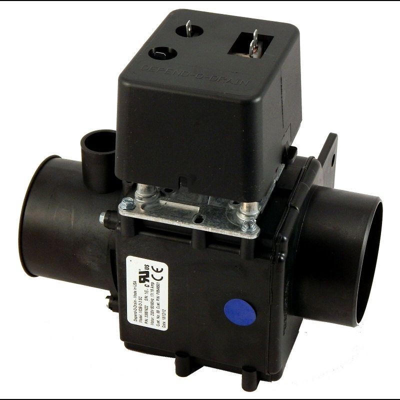 VALVE DRAIN W/WATERLEVEL 230V, 3 N.O., L